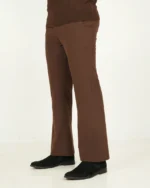 Premium Adjustable Formal Boot Cut Pant - Coffee - Image 2
